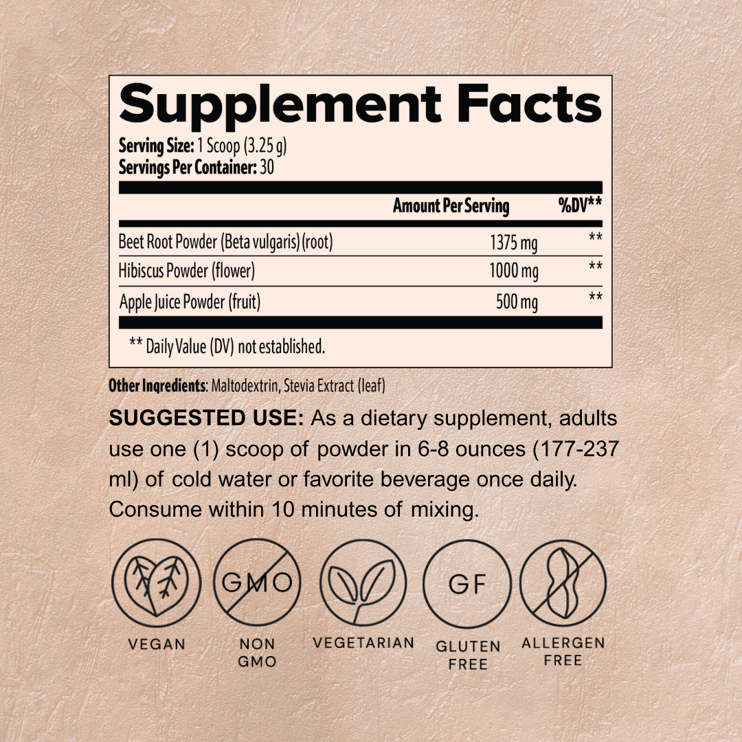 Stimulant-Free Beetroot Powder for Woman